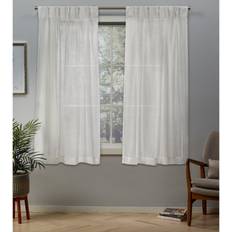 Exclusive Home Belgian Jacquard Sheer Double