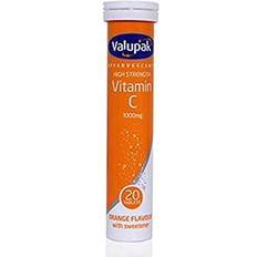 Valupak Effervescent Vitamin C Orange High Strength 1000mg 20