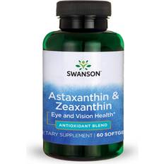 Vitamins & Supplements Swanson Astaxanthin & Zeaxanthin softgels 60 pcs