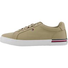 Tommy Hilfiger Beige Skor Tommy Hilfiger Textilskor Essential Stripes Sneaker FW0FW06954 Sandalwood RBT