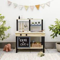 BUDDY ® Mud køkken Grill & Chill, naturlig-sort