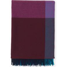 Colour Block Blankets Blue Bordeaux