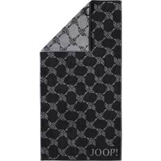 Joop! Duschtuch Badetuch Classic Badezimmerhandtuch Grau, Schwarz (150x)