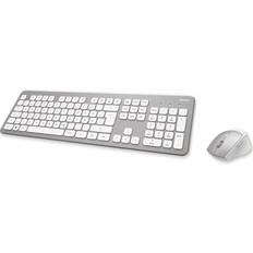 Hama Radio Keyboard and Mouse Set QWERTZ Silver
