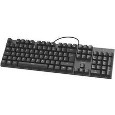 Hama MKC-650 Mechanical Office Keyboard Extra Long Cable Black Anthracite