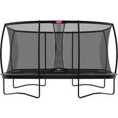 BERG Trampoline BERG Ultim Champion Trampolin Regular Grau 410 cm, Sicherheitsnetz Deluxe XL