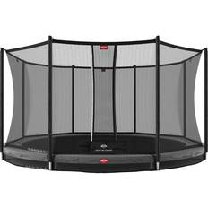 BERG Trampolin Favorit InGround 330 Grey inkl. Sicherheitsnetz Comfort