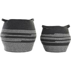 Cotton Boxes & Baskets Dkd Home Decor S3028827 Basket 40cm 2pcs