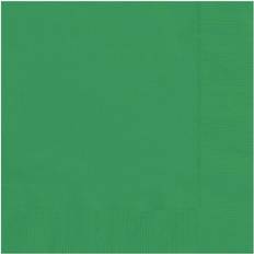 Unique 20 Emerald Green Beverage Napkins