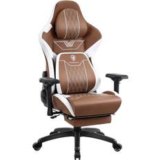 Comfortable ergonomic office chair Dowinx Gaming Chair with Footrest, Ergonomic Computer Chair with Comfortable Headrest and Lumbar Support, Game Office Chair for Adults Pu Leather