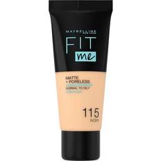 Maybelline fit me foundation 115 Maybelline New York Complexion Make-up Foundation Fit Me! Matte Poreless Foundation No. 115 Ivory 30 ml