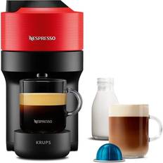 Krups Kalkindikator Kapselmaskiner Krups Nespresso Vertuo Pop XN920540 Spicy Red