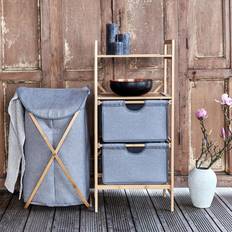 Portasaponi Wenko Scaffale Per Bagno Con Cesto Bahari 44 x 96 x 34 cm