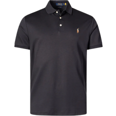 Polo Ralph Lauren Black Polo Shirts Polo Ralph Lauren Soft Cotton Polo Shirt- Black