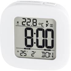 Hama Despertadores Hama Despertador RC 45, LCD, 2 pilas, 12/24h, Alarma de velocidad, Blanco