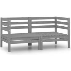 Havemøbler vidaXL hjørnedele havesofa 2 Modulsofa