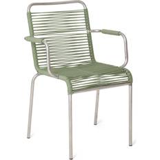 Fiam Chaises de Jardin Fiam Fauteuil Empilable Mya Spaghetti - Sauge - Vert