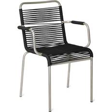 Fiam Mya Spaghetti Dining Chair Aluminium Black