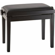 Konig & Meyer K&M 13970 Piano Bench, Imitation Leather, Matte Black