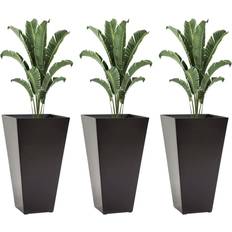 Pots, Plants & Cultivation OutSunny 28 Tall 3-Pack Large Taper Garden Flower