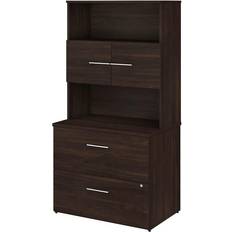 Black Storage Cabinets Bush Business Office 500 Collection Storage Cabinet