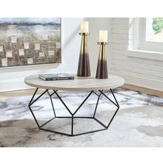 Ashley Black Coffee Tables Ashley Signature Waylowe Contemporary Coffee Table