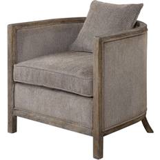 Brown Lounge Chairs Uttermost Viaggio Gray Chenille Accent Lounge Chair