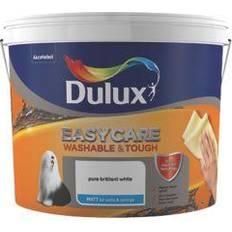 Dulux brilliant white matt Dulux Easycare Washable & Tough Wall Paint Pure Brilliant White 10L