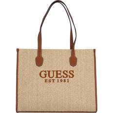 Guess SILVANA women's Shopper bag in Beige