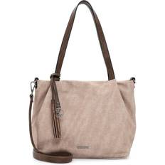 Emily & Noah Shopper 'Elke' Kit - Beige/Meleret/Mørkebrun