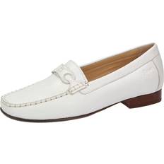 Damen - Weiß Loafers Sioux Klassische Slipper weiss