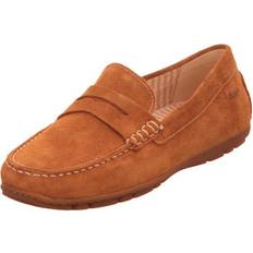 Damen Hausschuhe Sioux Slipper Carmona-700 Cognac