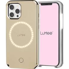 Case-Mate Coque pour iPhone 12 12 Pro Finition éclatante Anneau Lumineux Lumee Halo Or