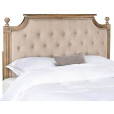 Beige Headboards Safavieh Rustic Wood Headboard