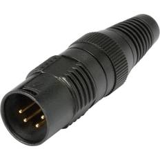 Hicon HI-X4CM-G XLR-stik Stik, lige
