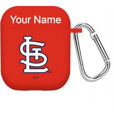 Artinian St. Louis Cardinals Personalized Silicone AirPods Case Cover