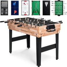 Shuffleboards Table Sports Best Choice Products 10 in 1 Combo Game Table Set