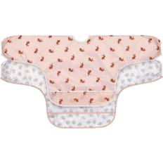 Lässig Food Bibs Lässig 2-Pack Long Sleeve Bib, Weaning & Long Sleeved Bibs, Pink