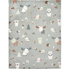 Alvi Babydekens Alvi Microvezel deken Baby Forest 75 x 100 cm Grijs 100x75 cm