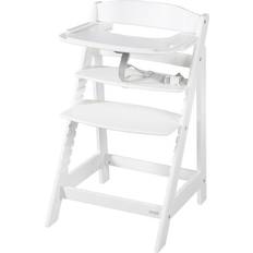 Roba Chaises bébé Roba Chaise Haute Évolutive Sit Up Flex Utilisable Jusqu'à la Chaise d'Adolescent Bois Blanc