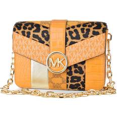 Multifärgade Toteväskor Michael Kors Damväska 35F2GNML2Y-HNY-CMB-MULTI Gul (22 x 18 x 5 cm)