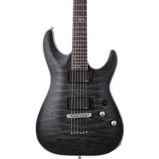 Schecter C-1 Platinum See Thru Black Satin