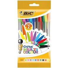 Transparent Stylos à bille Bic Kugelschreiber »Cristal Multicolor« 10er-Beutel schwarz