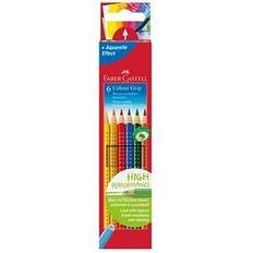 Faber-Castell 6 Colour GRIP Buntstifte farbsortiert