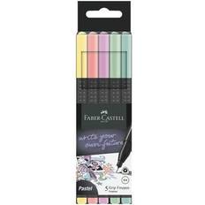 Gelb Fineliner Faber-Castell 5er-Pack Fineliner »Grip Pastell« gelb