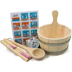 Karibu Sauna-Wellness-Set »Classic« 6-tlg. beige