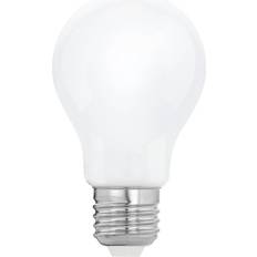 Eglo Ljuskällor Eglo E27 A60 LED Leuchtmittel 470lm 4,5W 360° 3000K warmweiss opal 60x106mm Dämmerungsschalter