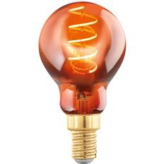 Candle Light Bulbs Eglo E14 P45 LED Leuchtmittel 30lm 4W 360° 2000K extra-warmweiss kupferfarben 45x85mm dimmbar