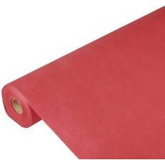 Papstar Nappe, aspect textile, non tissée "soft selection" 25 m x 1,18 m rouge