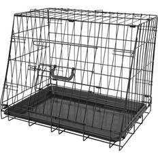 30 Inch Deluxe Slanted Dog Crate Medium